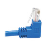 Tripp Lite N204-020-BL-DN Down-Angle Cat6 Gigabit Molded UTP Ethernet Cable (RJ45 Right-Angle Down M to RJ45 M), Blue, 20 ft. (6.09 m) N204-020-BL-DN 037332252043
