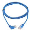 Tripp Lite N204-S05-BL-RA Right-Angle Cat6 Gigabit Molded Slim UTP Ethernet Cable (RJ45 Right-Angle M to RJ45 M), Blue, 5 ft. (1.52 m) N204-S05-BL-RA 037332252395