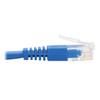 Tripp Lite N204-S15-BL-DN Down-Angle Cat6 Gigabit Molded Slim UTP Ethernet Cable (RJ45 Right-Angle Down M to RJ45 M), Blue, 15 ft. (4.57 m) N204-S15-BL-DN 037332252265