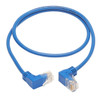 Tripp Lite N204-S03-BL-UD Up/Down-Angle Cat6 Gigabit Molded Slim UTP Ethernet Cable (RJ45 Up-Angle M to RJ45 Down-Angle M), Blue, 3 ft. (0.91 m) N204-S03-BL-UD 037332252463