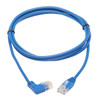 Tripp Lite N204-S07-BL-RA Right-Angle Cat6 Gigabit Molded Slim UTP Ethernet Cable (RJ45 Right-Angle M to RJ45 M), Blue, 7 ft. (2.13 m) N204-S07-BL-RA 037332252401