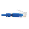 Tripp Lite N204-S01-BL-RA Right-Angle Cat6 Gigabit Molded Slim UTP Ethernet Cable (RJ45 Right-Angle M to RJ45 M), Blue, 1 ft. (0.31 m) N204-S01-BL-RA 037332252364