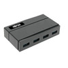 Tripp Lite 4-Port USB 3.0 SuperSpeed Hub for Data and USB Charging - USB-A, BC 1.2, 2.4A U360-004-2F 037332217912