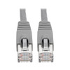 Tripp Lite N262-010-GY Cat6a 10G-Certified Snagless Shielded STP Ethernet Cable (RJ45 M/M), PoE, Gray, 10 ft. (3.05 m) N262-010-GY 037332205001