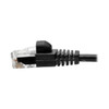 Tripp Lite N261-S02-BK Cat6a 10G Snagless Molded Slim UTP Ethernet Cable (RJ45 M/M), Black, 2 ft. (0.61 m) N261-S02-BK 037332203830