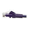 Tripp Lite N201-002-PU Cat6 Gigabit Snagless Molded (UTP) Ethernet Cable (RJ45 M/M), Purple, 2 ft. (0.61 m) N201-002-PU 037332202659