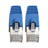 Tripp Lite N262-005-BL Cat6a 10G Certified Snagless Shielded STP Ethernet Cable (RJ45 M/M), PoE, Blue, 5 ft. (1.52 m) N262-005-BL 037332188281