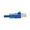 Tripp Lite N262-010-BL Cat6a 10G Certified Snagless Shielded STP Ethernet Cable (RJ45 M/M), PoE, Blue, 10 ft. (3.05 m) N262-010-BL 037332188304