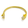 C2G 6" Cat5e networking cable Yellow 0.15 m U/UTP (UTP) 00936 757120009368