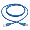 Tripp Lite N262-006-BL Cat6a 10G-Certified Snagless Shielded STP Ethernet Cable (RJ45 M/M), PoE, Blue, 6 ft. (1.83 m) N262-006-BL 037332256706