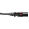 Tripp Lite NEMA 5-15P to C13 Computer Power Cord, Locking C13 Connector – 10A, 125V, 18 AWG, 1 ft. P006-L01 037332218254