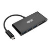 Tripp Lite U460-003-3AMB 3-Port USB-C Hub with Card Reader, USB-C to 3x USB-A Ports and SD Reader, USB 3.0, Black U460-003-3AMB 037332209191