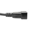 Tripp Lite P036-003-15A Power Extension Cord, C19 to C20 - Heavy-Duty, 15A, 250V, 14 AWG, 3 ft. (0.91 m), Black P036-003-15A 037332190925