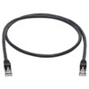 Tripp Lite N261-003-BK Cat6a 10G Certified Snagless UTP Ethernet Cable (RJ45 M/M), Black, 3 ft. (0.91 m) N261-003-BK 037332187734