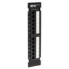 Tripp Lite N050-012 12-Port Wall-Mount Cat5e Patch Panel, 568B, RJ45 Ethernet, TAA N050-012 037332013170