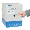 Tripp Lite N022-01K-BL Cat5e 350 MHz Solid Core (UTP) PVC Bulk Ethernet Cable - Blue, 1000 ft. (304.8 m), TAA N022-01K-BL 037332098221