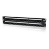 Tripp Lite N052-048 48-Port 2U Rack-Mount Cat5e 110 Patch Panel, 568B, RJ45 Ethernet, TAA N052-048 037332013200