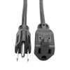 Tripp Lite Standard Power Extension Cord, 10A, 18AWG (NEMA 5-15P to NEMA 5-15R), 25-ft. P022-025 037332164872