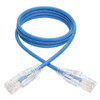 Tripp Lite N201-S03-BL Cat6 Gigabit Snagless Slim UTP Ethernet Cable (RJ45 M/M), Blue, 3 ft. (0.91 m) N201-S03-BL 037332193056