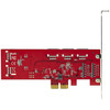 StarTech.com SATA PCIe Card - 10 Port PCIe SATA Expansion Card - 6Gbps - Low/Full Profile - Stacked SATA Connectors - ASM1062 Non-Raid - PCI Express to SATA Converter/Adapter 10P6G-PCIE-SATA-CARD 065030893763