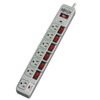 Tripp Lite TLP76MSG surge protector Grey 7 AC outlet(s) 120 V 1.83 m TLP76MSG 037332166074
