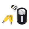 Kensington K64538US cable lock Black, Silver, Yellow 1.2 m K64538US 085896645382