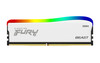 Kingston Technology KF436C17BWA/8 740617330366 8gb 3600mt/s ddr4 cl17 dimm fury beast white rgb se kf436c17bwa/8 740617330366