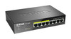 D-Link DGS-1008P network switch Unmanaged Gigabit Ethernet (10/100/1000) Power over Ethernet (PoE) Black 43741