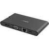 StarTech.com USB C Multiport Adapter - USB Type-C Mini Dock with HDMI 4K or VGA 1080p Video - 100W Power Delivery Passthrough, 3-port USB 3.0 Hub, GbE, SD & MicroSD - Laptop Travel Dock 43892