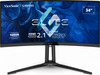 Viewsonic XG340C-2K 766907014723 34in elite 21/9 1000r curved 1440p 1ms 180hz gaming monitor usb-c xg340c-2k 766907014723