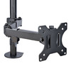 StarTech.com Monitor Arm with VESA Laptop Tray, For a Laptop (4.5kg/9.9lb) and a Single Display up to 32" (8kg/17.6lb), Black, Vented Tray, Adjustable Laptop Arm Mount, C-clamp/Grommet Mount A2-LAPTOP-DESK-MOUNT 065030895224