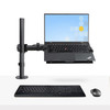 StarTech.com Laptop Desk Mount - Monitor and Laptop Mount - Displays up to 34in (8kg/17.6lb) & Laptops (4.5kg/9.9lb) - Articulating VESA Laptop Tray Arm - Clamp / Grommet Mount A-LAPTOP-DESK-MOUNT 065030894968