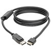 Tripp Lite P582-006-HD-V4A DisplayPort 1.4 to HDMI Active Adapter Cable (M/M), 4K 60 Hz, 4:4:4, HDR, HDCP 2.2, 6 ft. (1.8 m) P582-006-HD-V4A 037332268723