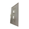 Tripp Lite N042AB-002-IVM Safe-IT 2-Port Single-Gang Keystone Wall Plate, Antibacterial, Ivory Matte, TAA N042AB-002-IVM 037332269102