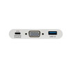 Tripp Lite U444-06N-VU-C USB-C to VGA Adapter with USB-A Port and PD Charging, White U444-06N-VU-C 037332193711