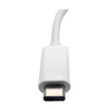 Tripp Lite U444-06N-VU-C USB-C to VGA Adapter with USB-A Port and PD Charging, White U444-06N-VU-C 037332193711