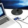 Tripp Lite U444-06N-VGU-C USB-C Multiport Adapter, VGA, USB-A Port, Gbe and PD Charging, White U444-06N-VGU-C 037332193728