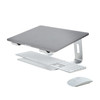 StarTech.com Laptop Stand for Desk, Supports 5kg/11lb, Aluminum, Silver, Ergonomic Laptop Riser, Portable Laptop Holder, Computer Stand for Macbook Air/Pro, Dell XPS, Lenovo LAPTOP-STAND-SILVER 065030895132