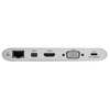 Tripp Lite U442-DOCK1 USB-C Dock, Dual Display - 4K HDMI/mDP, VGA, USB 3.2 Gen 1, USB-A/C Hub, GbE, Memory Card, 100W PD Charging U442-DOCK1 037332193834