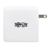 Tripp Lite Compact 1-Port USB-C Wall Charger - GaN Technology, 100W PD3.0 Charging, White U280-W01-100C1G 037332259653