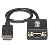 Tripp Lite P134-001-VGA DisplayPort to VGA Active Adapter Video Converter, Black (M/F), 1 ft. (0.31 m) P134-001-VGA 037332212870