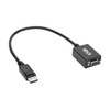 Tripp Lite P134-001-VGA DisplayPort to VGA Active Adapter Video Converter, Black (M/F), 1 ft. (0.31 m) P134-001-VGA 037332212870