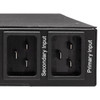 Tripp Lite PDUMH20HVATNET 3.8kW Single-Phase Switched Automatic Transfer Switch PDU, Two 200-240V C20 Inlets, 8 C13 & 2 C19 Outputs, 1U, TAA PDUMH20HVATNET 037332151506