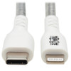 Tripp Lite M102-003-HD-SL Heavy-Duty USB-C to Lightning Sync/Charge Cable with Status LED - MFi Certified, M/M, USB 2.0, 3 ft. M102-003-HD-SL 037332259769