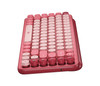 Logitech Pop Keys keyboard RF Wireless + Bluetooth Burgundy, Pink, Rose 920-010709 097855171986