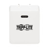Tripp Lite 40W Compact USB-C Wall Charger - GaN Technology, USB-C Power Delivery 3.0 U280-W01-40C1 037332249050