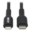 Tripp Lite M102-02M-BK USB-C to Lightning Sync/Charge Cable (M/M), MFi Certified, Black, 2 m (6.6 ft.) M102-02M-BK 037332260826