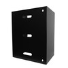 StarTech.com 14U Wall Mount Network Rack - 14 Inch Deep (Low Profile) - 19" Patch Panel Bracket for Shallow Server, IT Equipment, Network Switches - 77lbs/35kg Weight Cap., Black RACK-14U-14-BRACKET 065030893909