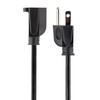 StarTech.com 15ft (4.5m) Heavy Duty Extension Cord, NEMA 5-15R to NEMA 5-15P Black Extension Cord, 15A 125V, 14AWG, Heavy Gauge Extension Power Cable, NEMA 5-15R to NEMA 5-15P AC Power Cord HX-15F-POWER-CORD