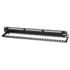 Tripp Lite N254-024 24-Port 1U Rack-Mount Cat6/Cat5 Feedthrough Patch Panel, RJ45 Ethernet, TAA N254-024 037332131041